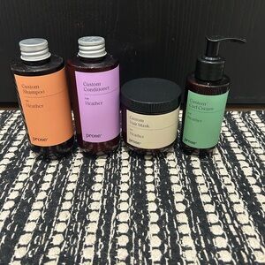 Prose CURLY Hair Care Set - NEW Shampoo, Conditioner, Hair Mask Curl Cream